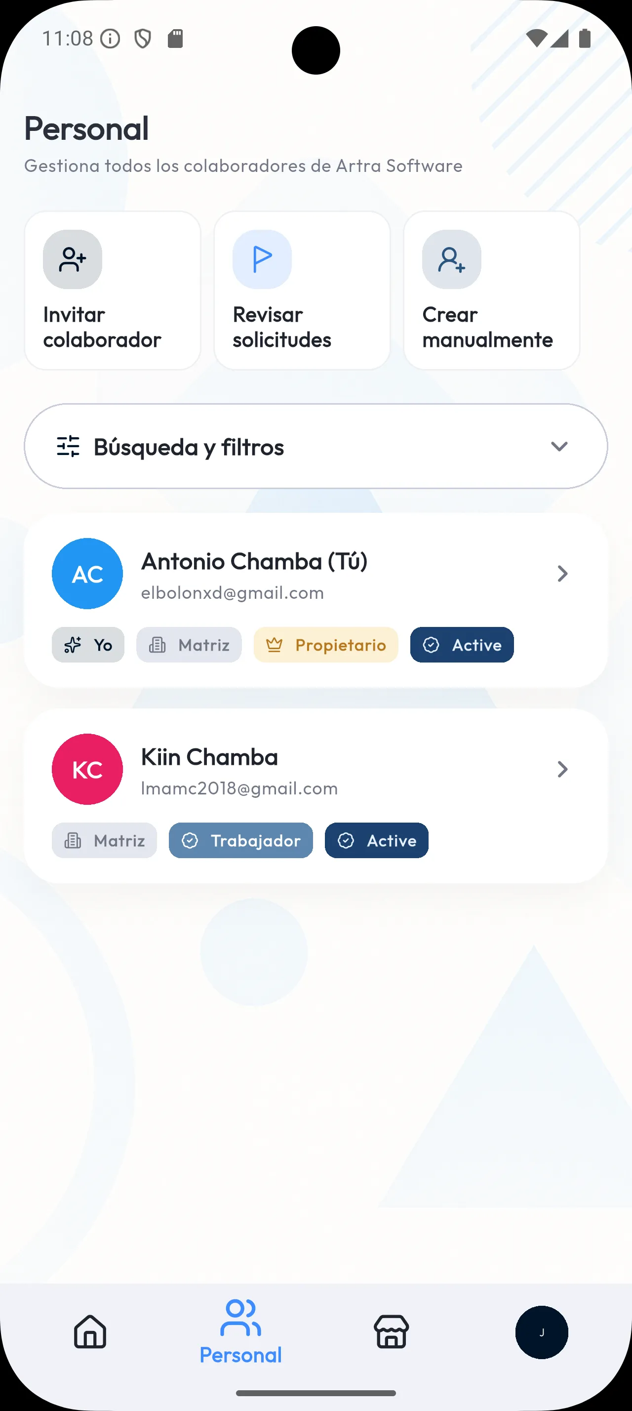 App Access Pro - Lista